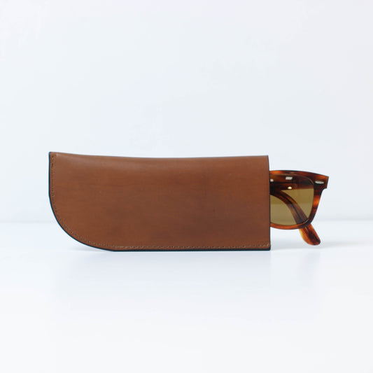 GLASSES CASE T2|SADDLE LEATHER