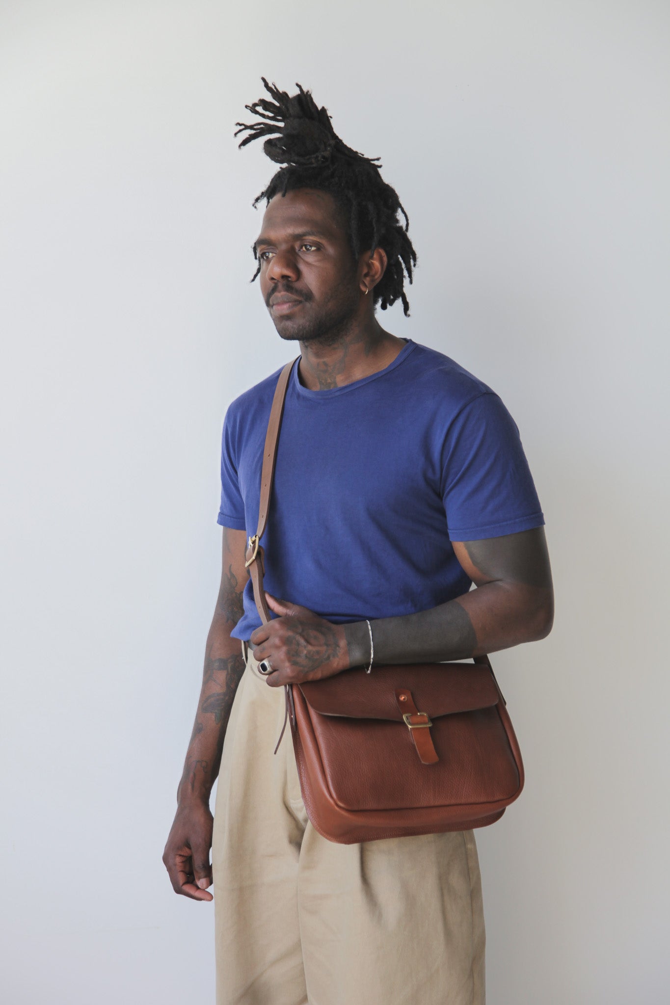 FOULDEN - Leather Crossbody Bag