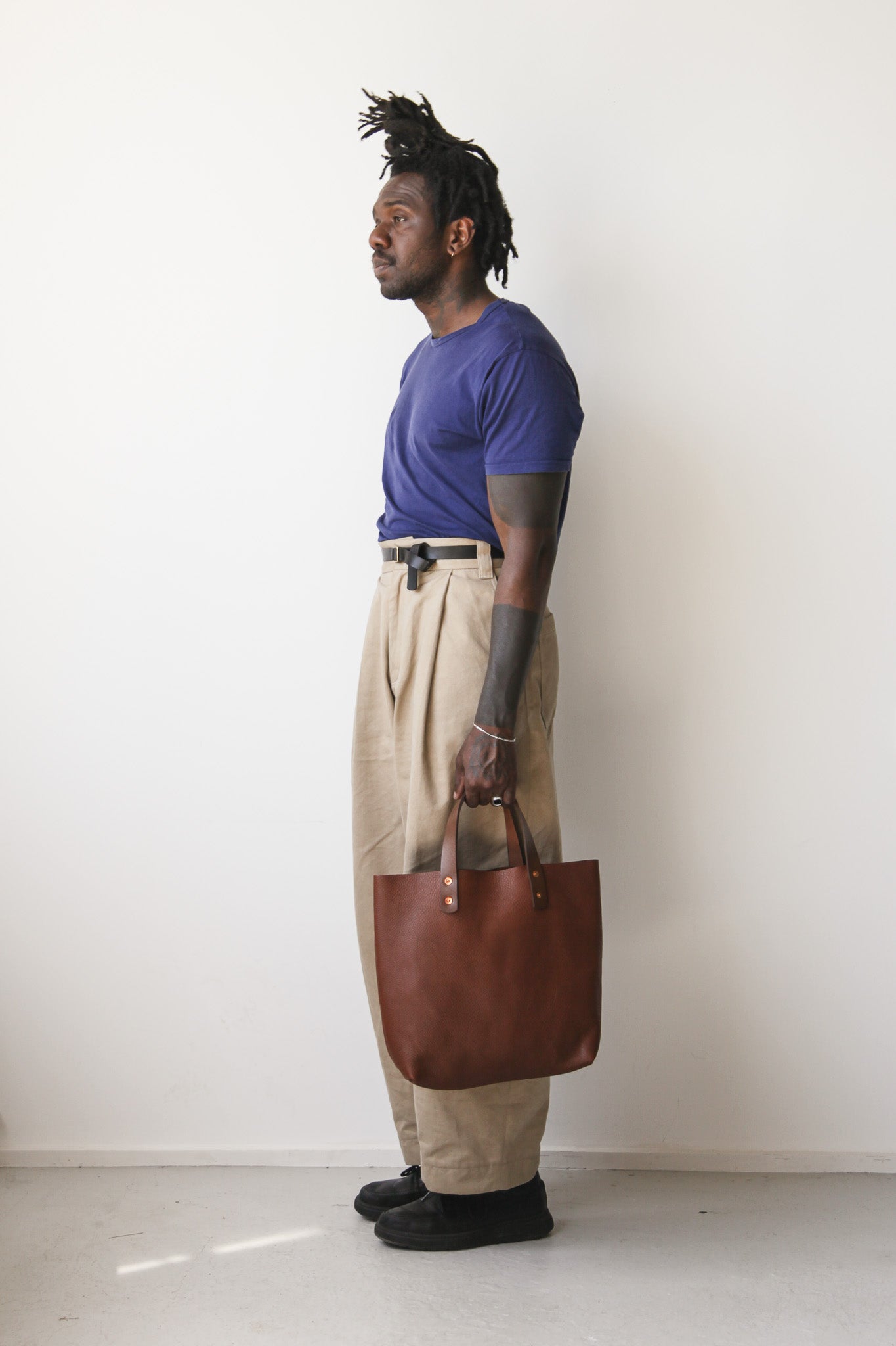 DOWNHAM - Leather Tote Bag