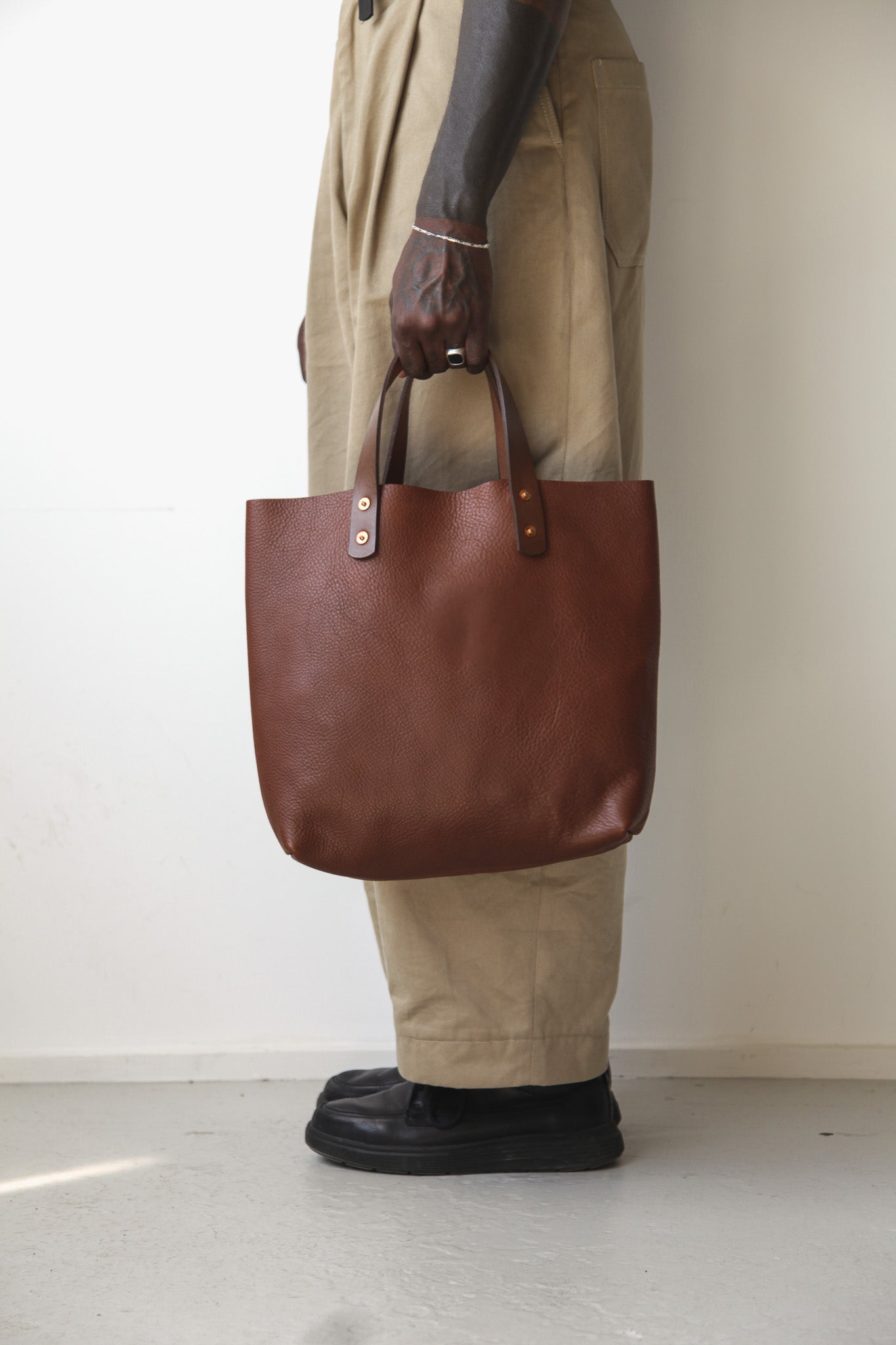 DOWNHAM - Leather Tote Bag