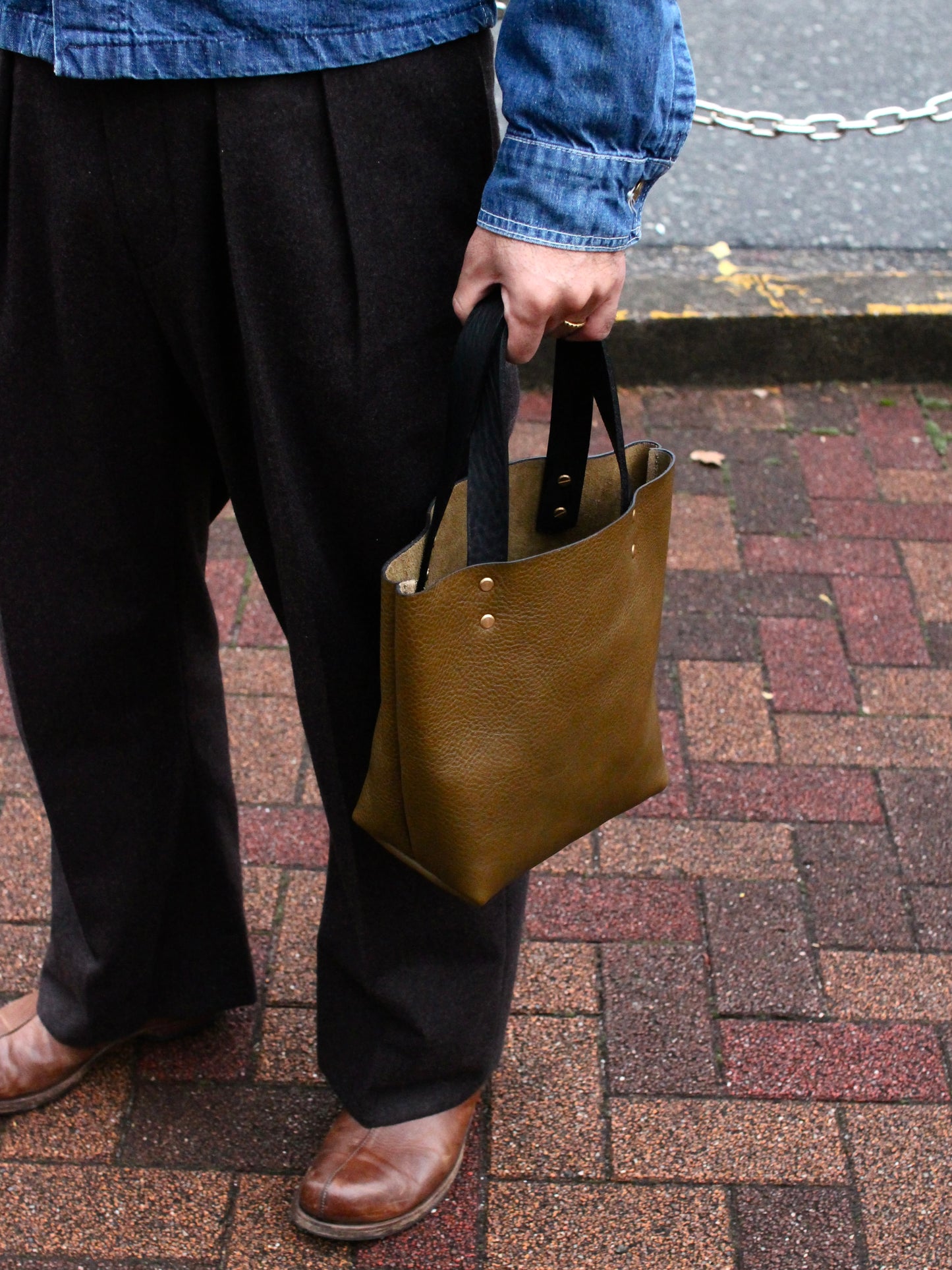 LONE MINI Tote - Leather Bag