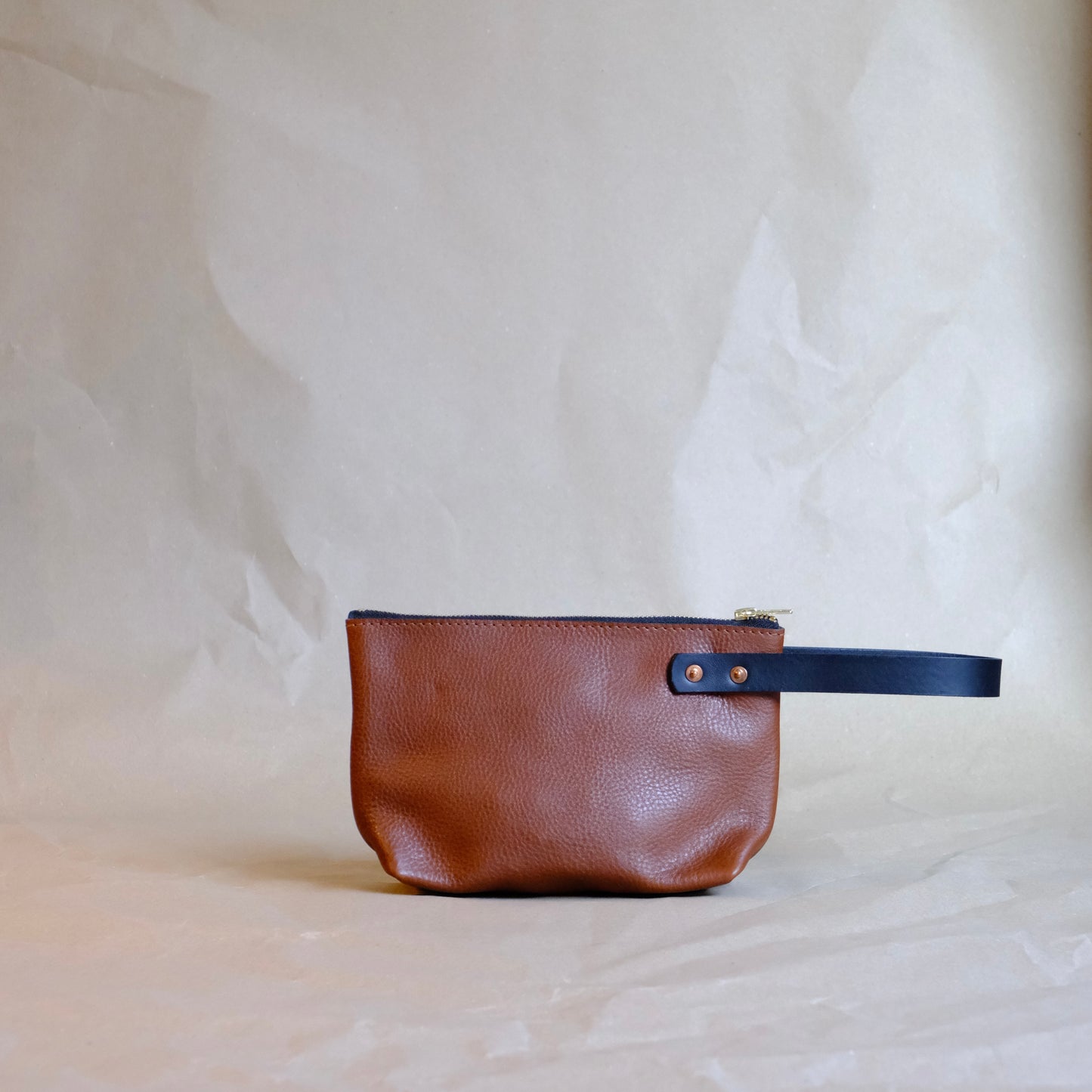 Travel Pouch | Leather | Tan