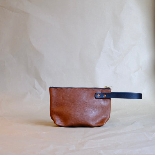 Travel Pouch | Leather | Tan